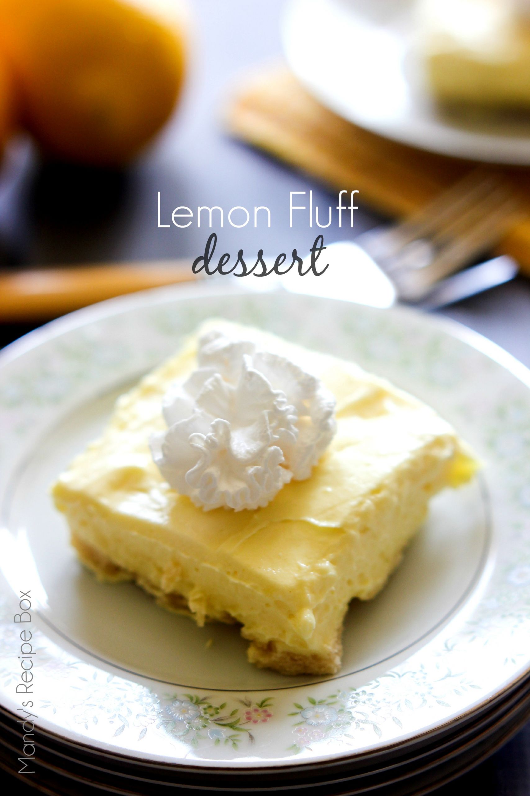 Lemon Dessert Recipe
 Lemon Fluff Dessert