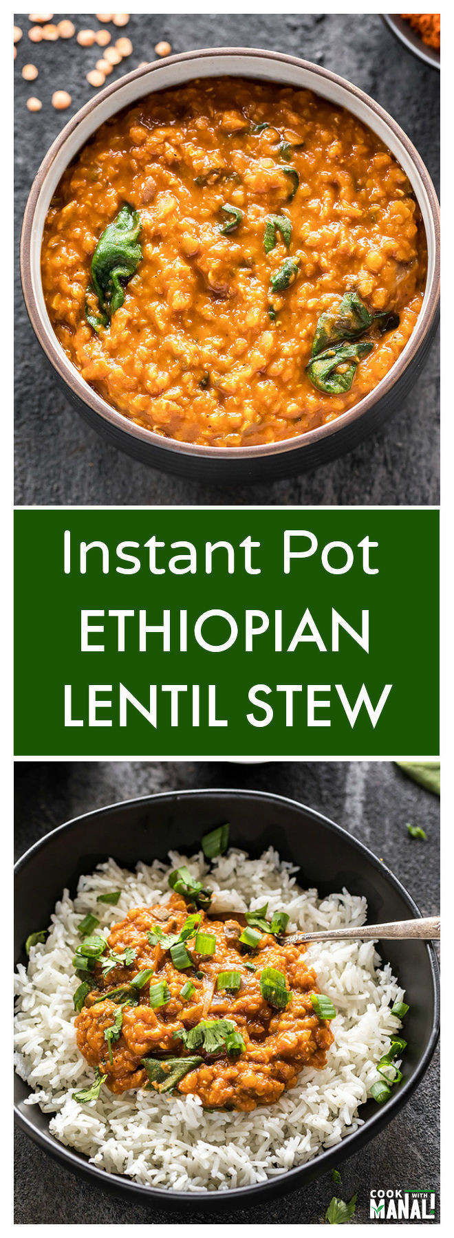 Lentil Stew Instant Pot
 Instant Pot Ethiopian Lentil Stew Cook With Manali