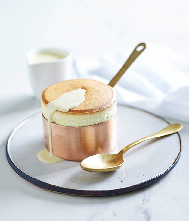 Libby'S Gourmet Desserts
 Passionfruit soufflés with vanilla Anglaise recipe