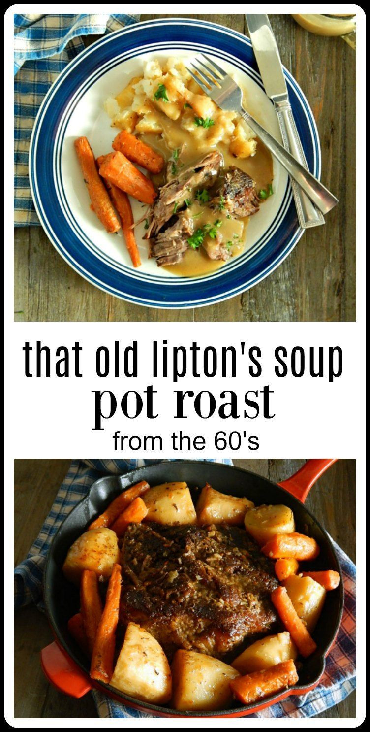 Lipton Onion Soup Roasted Potatoes
 That Old Lipton ion Soup Pot Roast Recipe