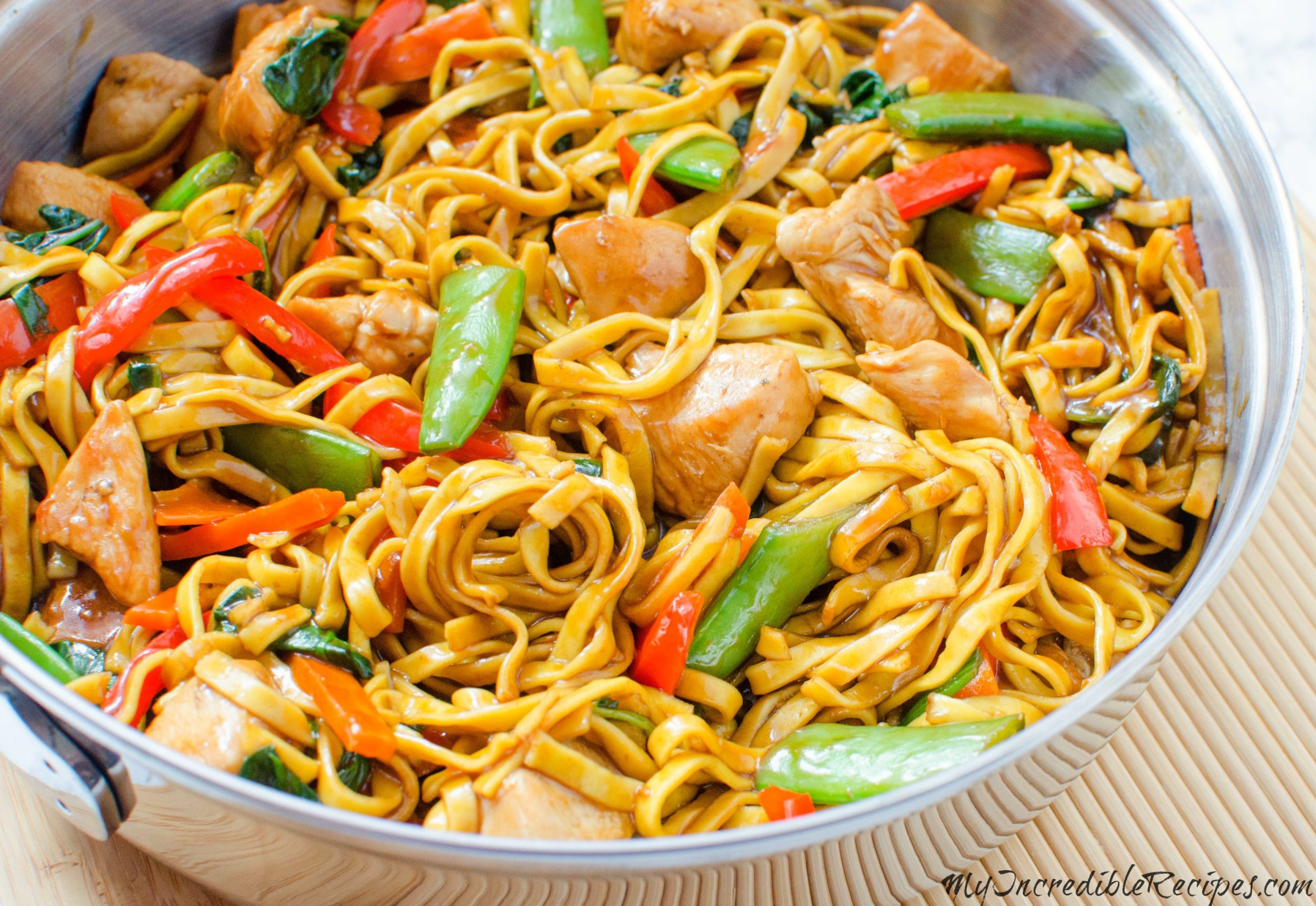 Lo Mein Noodles Recipe Inspirational Chicken Lo Mein – Homemade Takeout Style