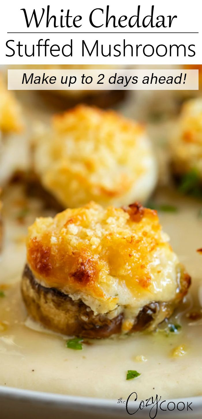 Longhorn White Cheddar Stuffed Mushrooms Recipe - Find Vegetarian Recipes