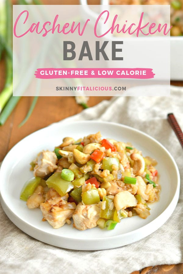 Low Calorie Baked Chicken
 Cashew Chicken Bake GF Low Calorie Skinny Fitalicious