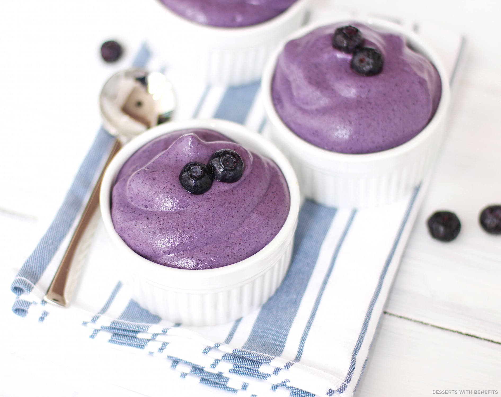 Low Calorie Blueberry Desserts
 30 calorie Healthy Blueberry Whipped Cream
