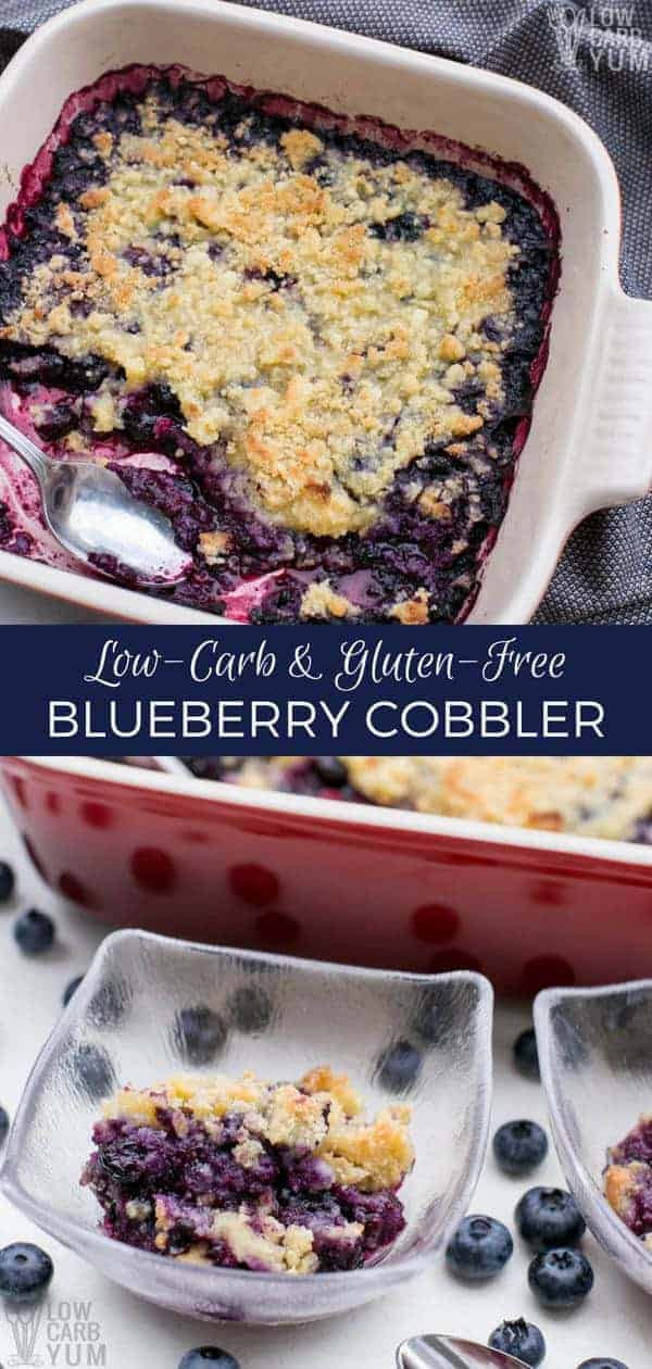 Low Calorie Blueberry Desserts
 Easy Low Carb Gluten Free Blueberry Cobbler Dessert