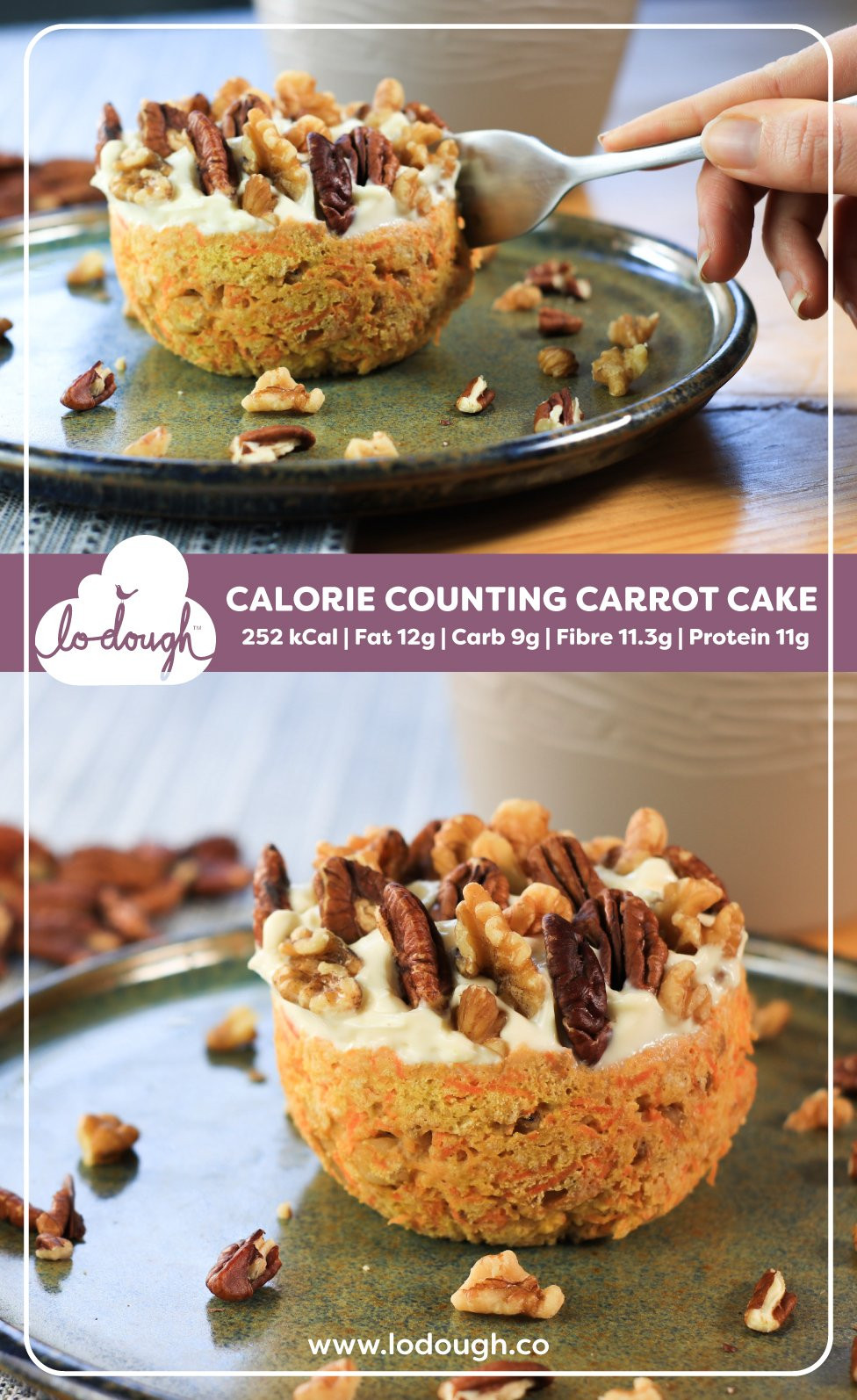 Low Calorie Carrot Cake Recipe
 Low Calorie Carrot Cake