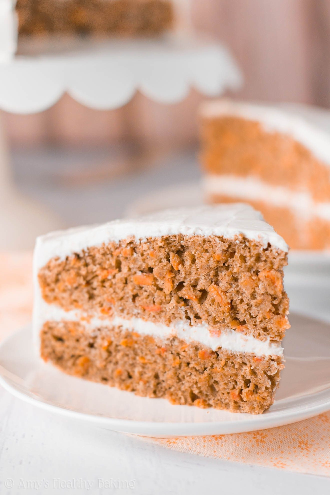 Low Calorie Carrot Cake Recipe
 Absolute perfection This skinny carrot cake doesn t taste