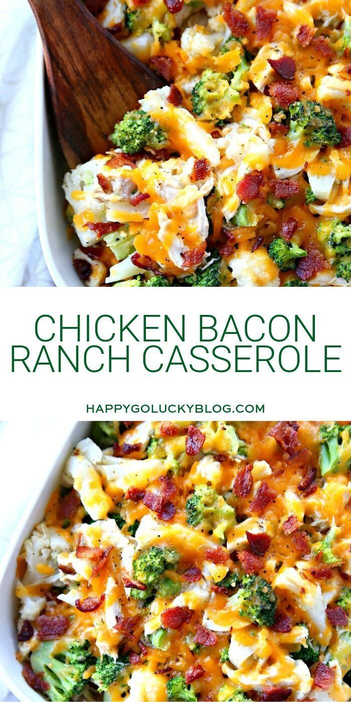 Low Calorie Chicken Casserole Recipes
 Chicken Bacon Ranch Casserole