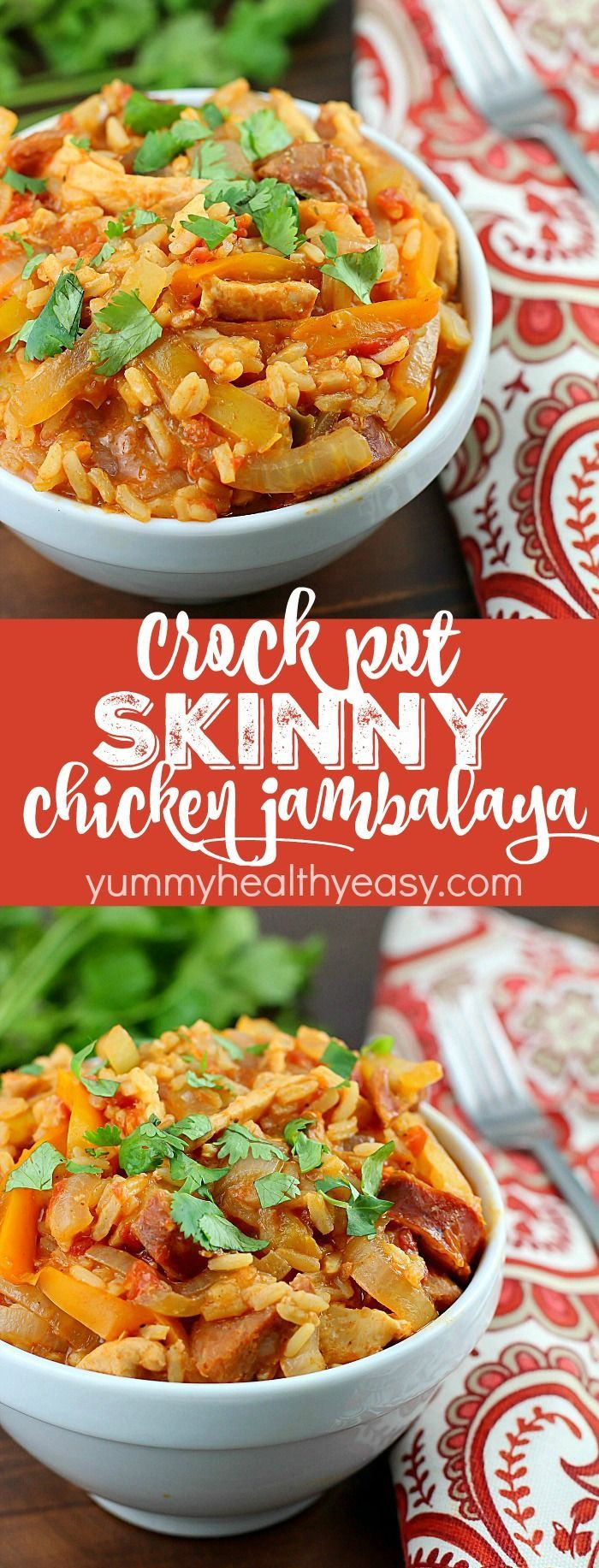 Low Calorie Chicken Crock Pot Recipes
 Crock Pot Skinny Chicken Jambalaya Low calorie tastes