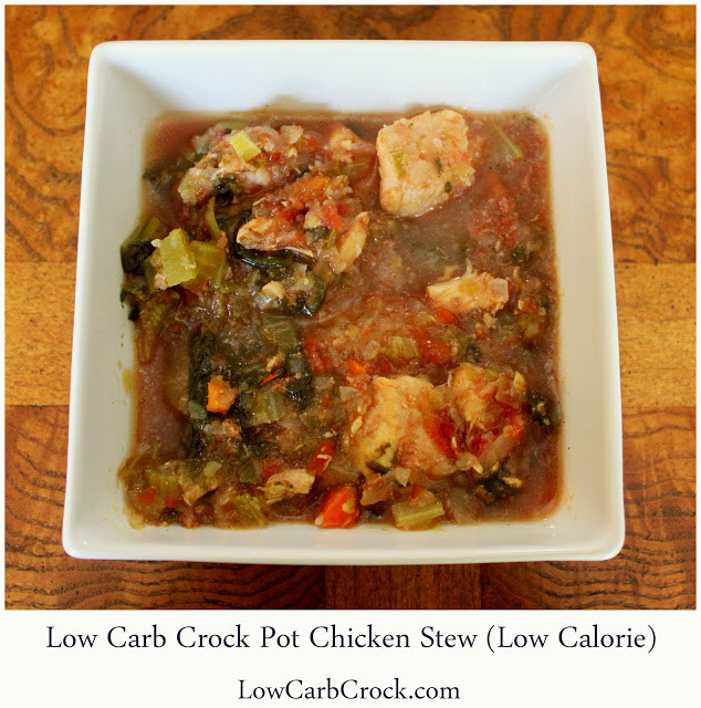 Low Calorie Chicken Crock Pot Recipes
 Low Carb Crock Pot Chicken Stew low calorie