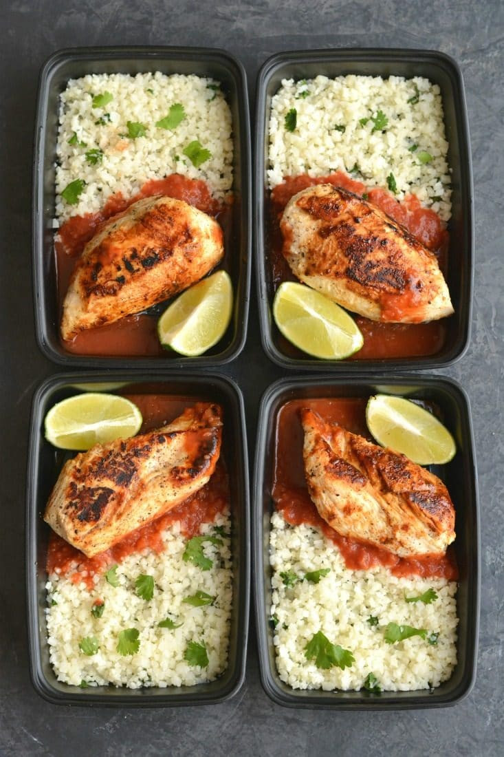 Low Calorie Chicken Dinner Recipes
 Meal Prep Margarita Chicken Paleo Low Carb Skinny