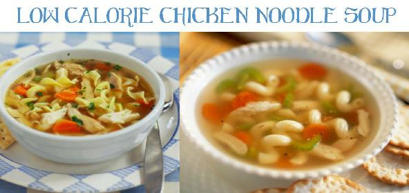 Low Calorie Chicken Noodle Soup
 Low calorie chicken noodle soup American
