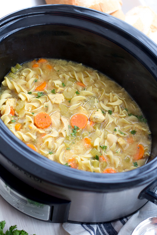 Low Calorie Chicken Noodle Soup
 Crockpot Low Fat All Natural Chicken Noodle Soup Panera
