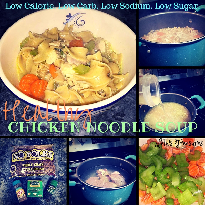 Low Calorie Chicken Noodle Soup
 LOVE Unconditionally Healthy Chicken Noodle Soup Low