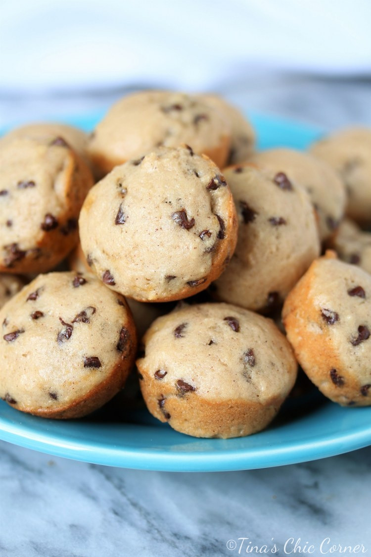 Low Calorie Chocolate Chip Muffins Inspirational Low Calorie Mini Chocolate Chip Muffins – Tina S Chic Corner