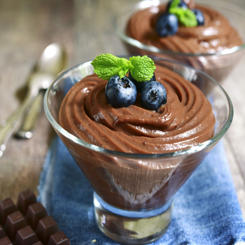Low Calorie Chocolate Mousse
 Low carb chocolate mousse rich in protein for low carb