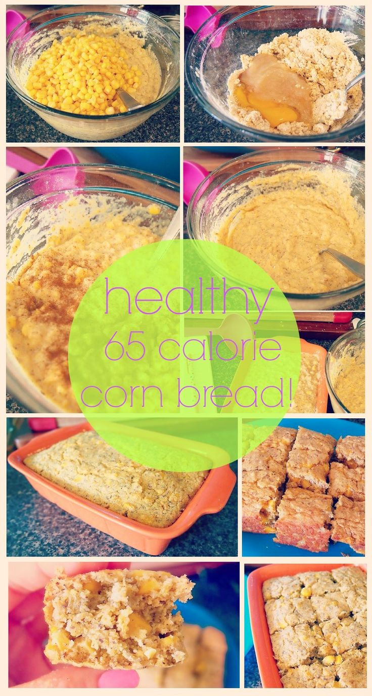 Low Calorie Cornbread
 Healthy low calorie corn bread recipe via Taralynn