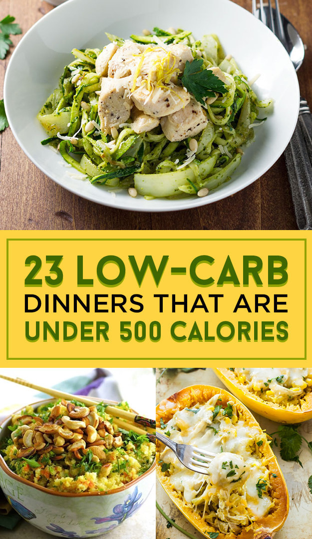 Low Calorie Dinner
 23 Low Carb Dinners Under 500 Calories That Actually Look