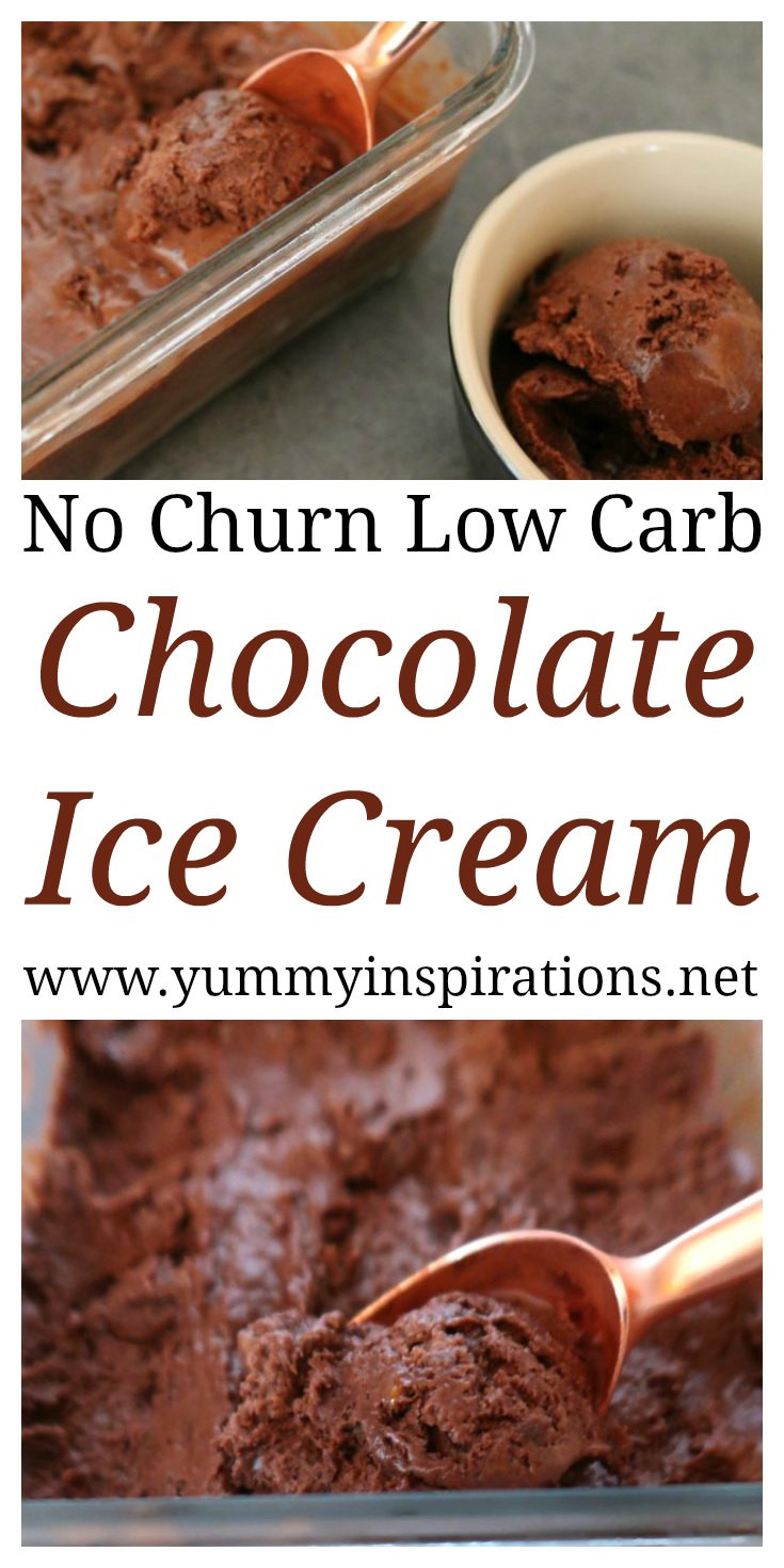 Low Calorie Ice Cream Recipes For Ice Cream Maker
 Low Carb No Churn Chocolate Ice Cream Recipe Yummy
