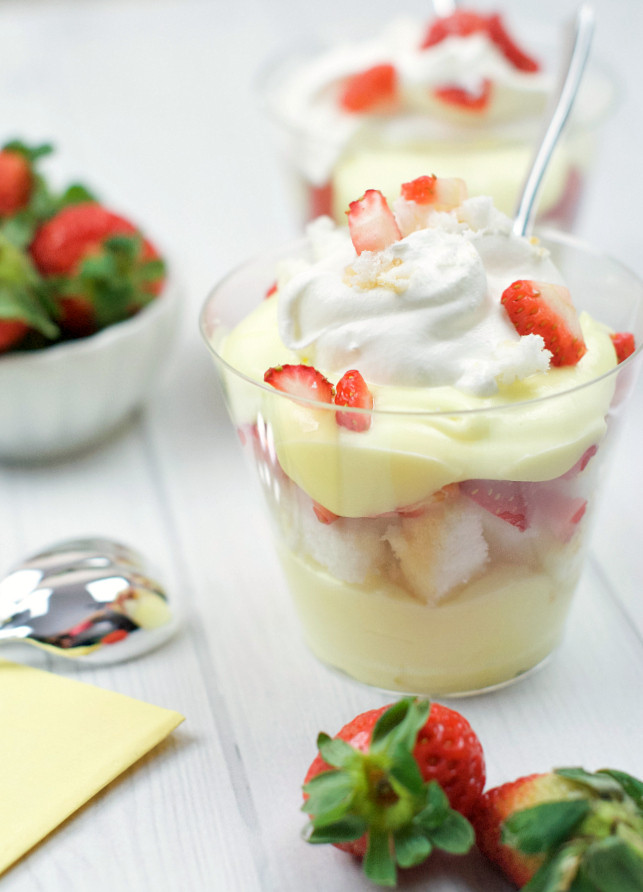 Low Calorie Lemon Desserts
 Strawberry Lemon Parfait Cups – Fun Squared