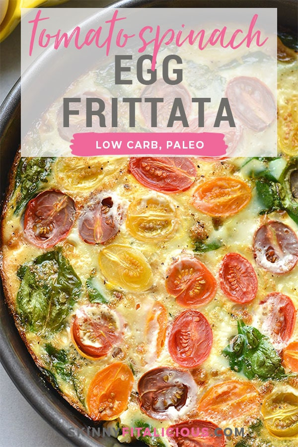 Low Calorie Paleo Recipes
 Tomato Spinach Egg White Frittata Whole30 Paleo Low