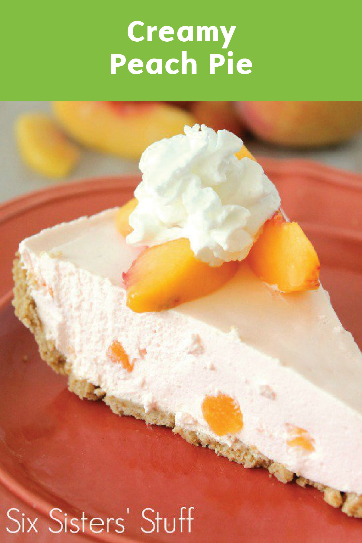 Low Calorie Peach Recipes
 Creamy Peach Pie Recipe