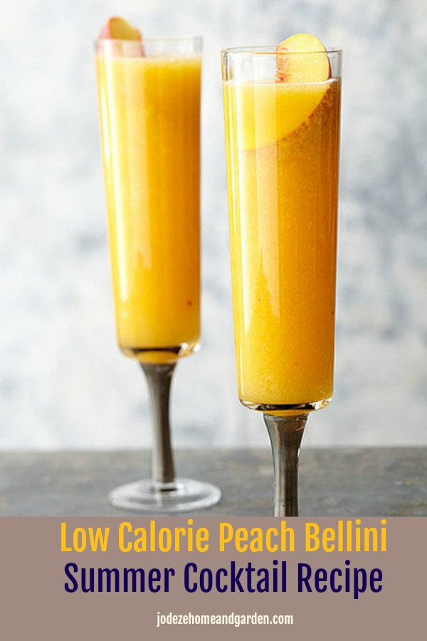 Low Calorie Peach Recipes
 Low Calorie Peach Bellini Summer Cocktail Recipe Jodeze