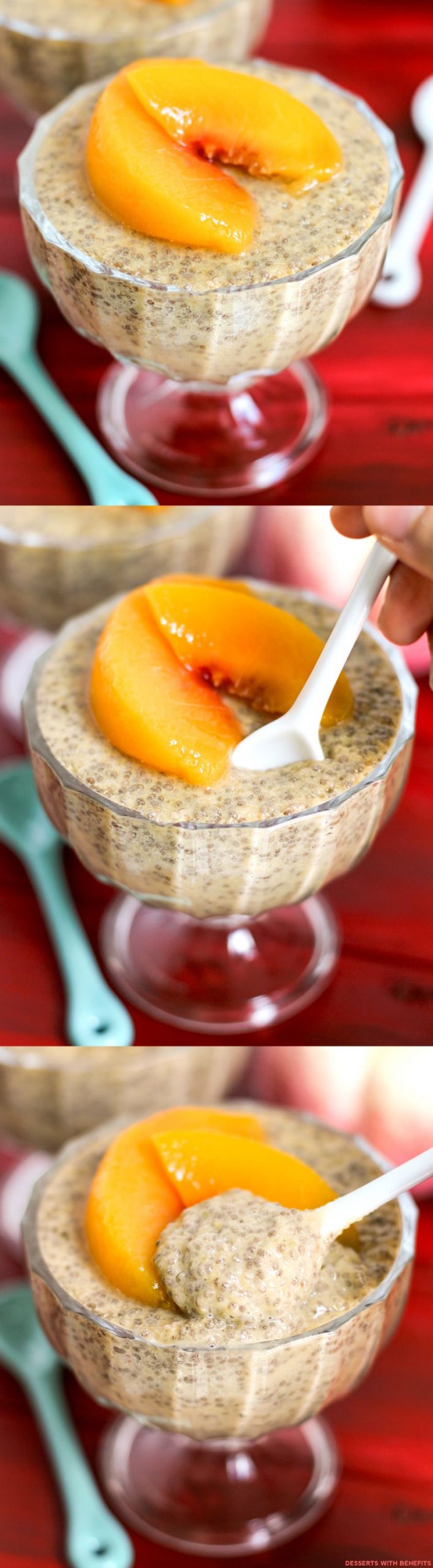 Low Calorie Peach Recipes
 Healthy Ginger Peach Chia Seed Pudding Recipe