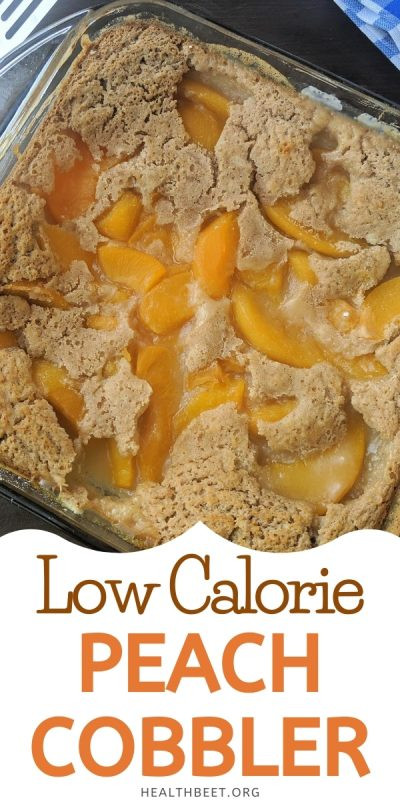 Low Calorie Peach Recipes
 Easy Low Calorie Peach Cobbler Recipe with Heart Healthy
