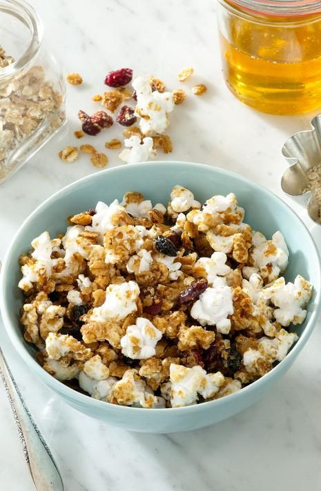 Low Calorie Popcorn Recipes
 Whole Grain Toasted Berry Popcorn Granola