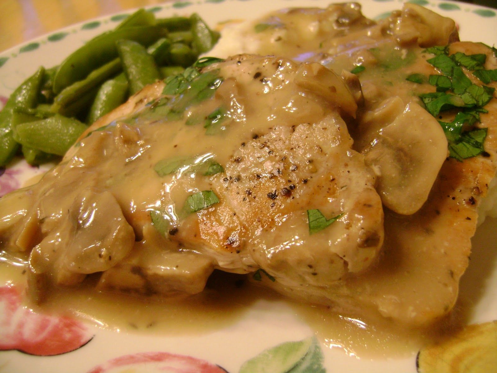 Low Calorie Pork Chop Recipes
 Mushroom Pork Chops by Renee s Kitchen Adventures easy