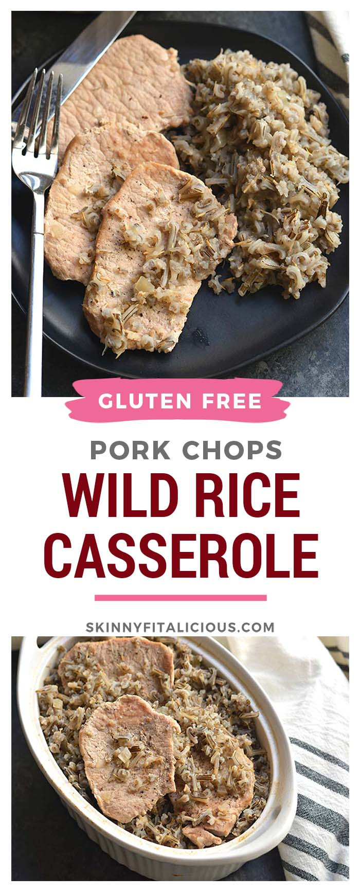 Low Calorie Pork Chop Recipes
 Pork Chops Wild Rice Casserole GF Low Cal Skinny