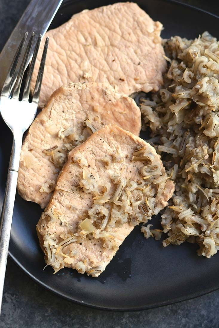 Low Calorie Pork Chop Recipes
 Pork Chops Wild Rice Casserole GF Low Cal Skinny