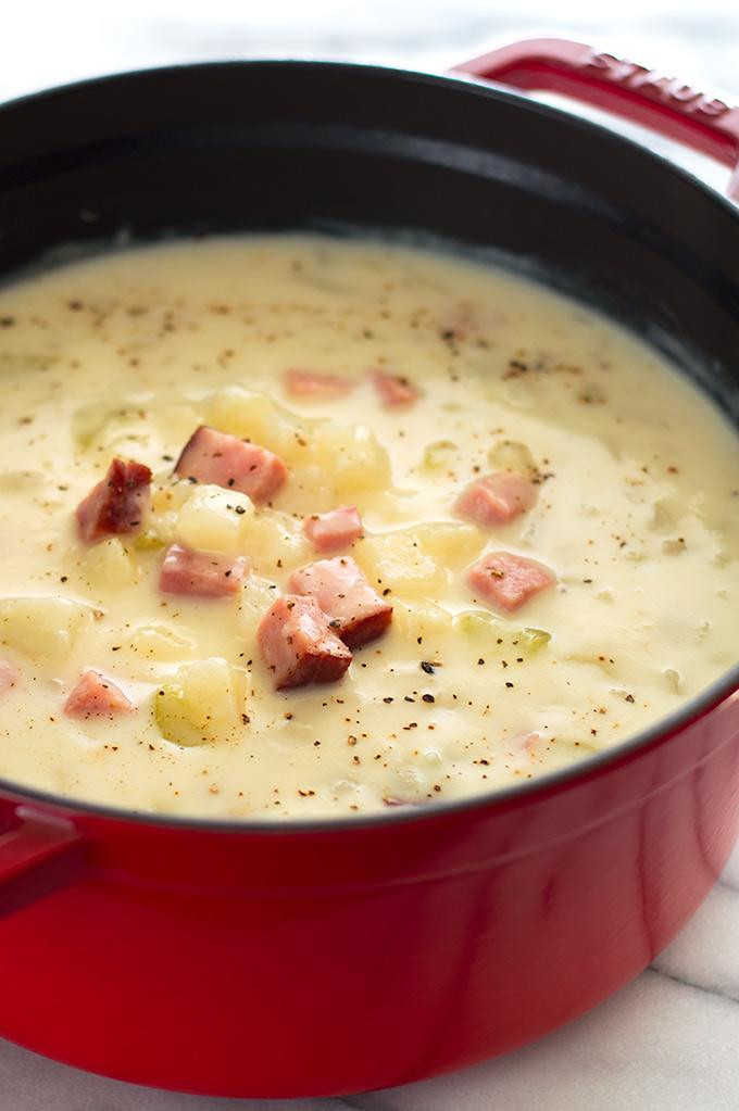 Low Calorie Potato Soup
 Easy and forting Ham and Potato Soup
