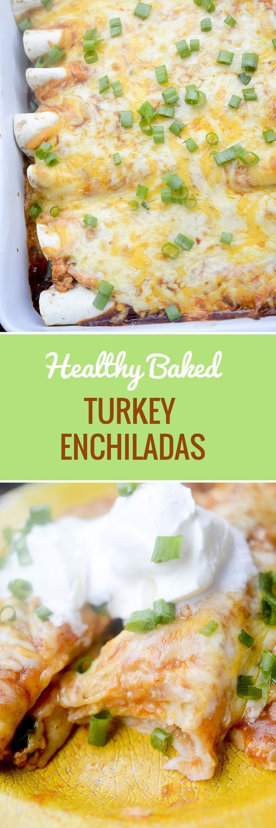 Low Calorie Recipes With Ground Turkey
 Healthy Baked Turkey Enchiladas Recipe