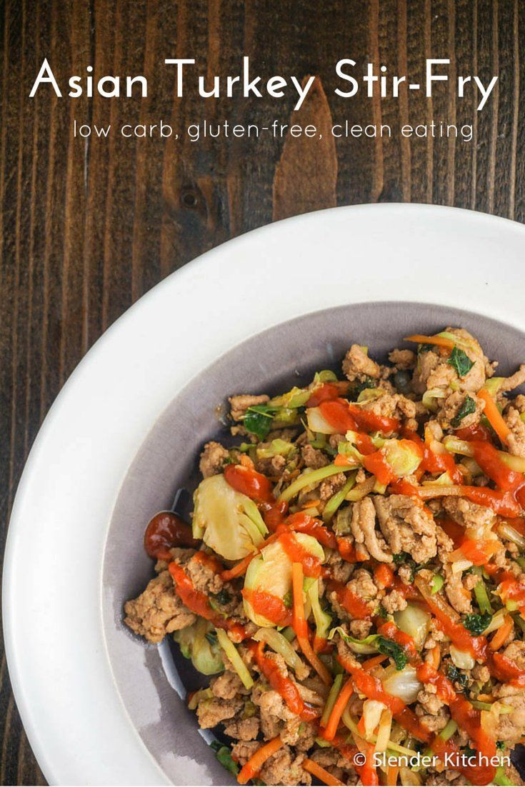 Low Calorie Recipes With Ground Turkey
 Asian Ground Turkey Stir Fry Recipe