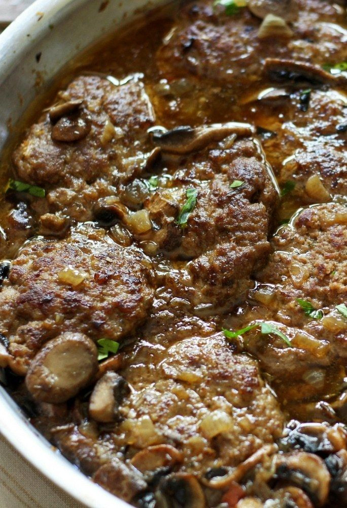 Low Calorie Steak Recipes
 Easy Salisbury Steak Recipe in 2020