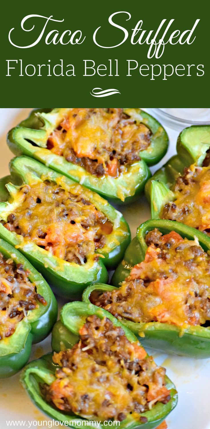 Low Calorie Stuffed Bell Peppers
 Easy Taco Stuffed Florida Bell Peppers Recipe