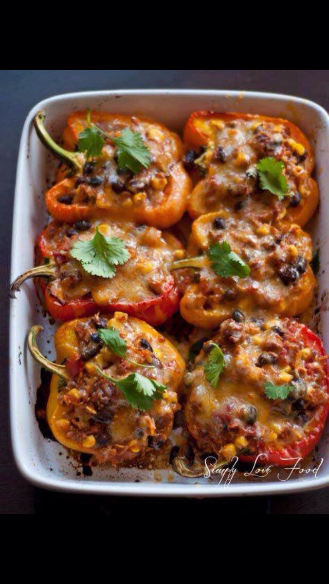 Low Calorie Stuffed Bell Peppers
 Healthy Stuffed Bell Peppers 150 Calories Please Like