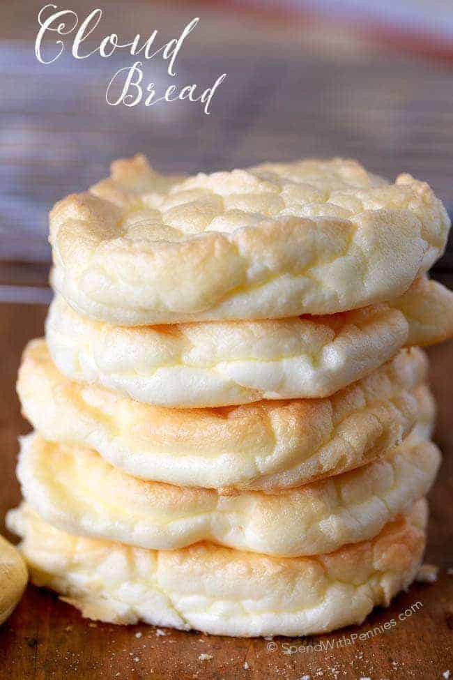 Low Calorie White Bread
 Cloud Bread Spend With Pennies