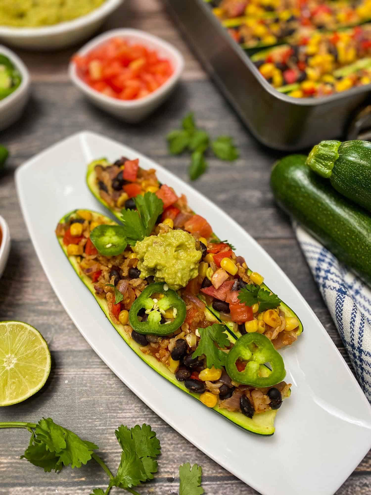 Low Calorie Zucchini Recipes
 Low Calorie Mexican Zucchini Boats This Healthy Kitchen