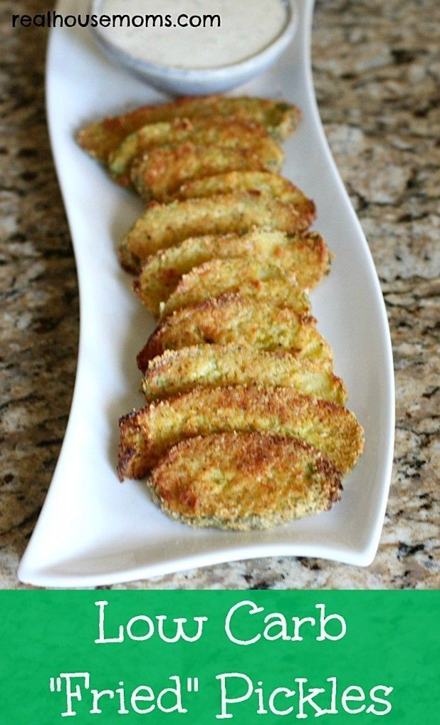 Low Carb Appetizers Atkins
 Atkins Diet Recipes Low Carb Fried Pickles IF