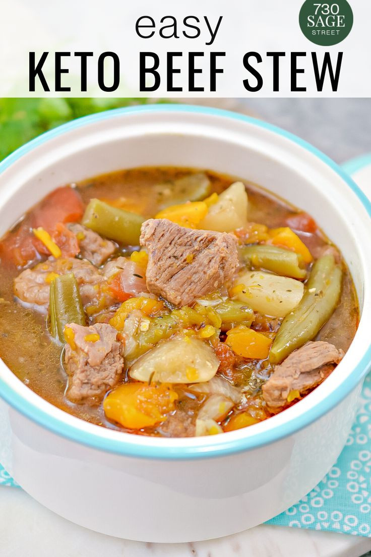 Low Carb Beef Stew
 Easy Keto Beef Stew in 2020