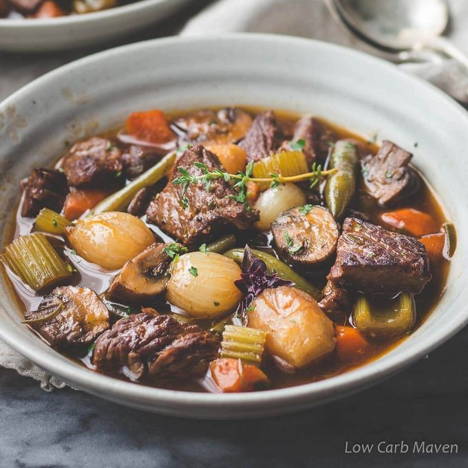 Low Carb Beef Stew
 Amazing Low Carb Beef Stew Gluten free Keto Whole30