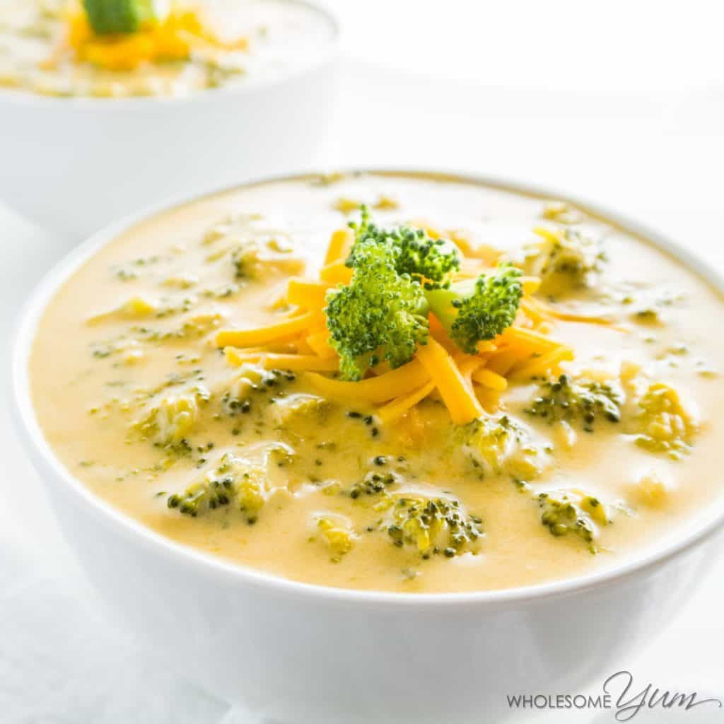 Low Carb Broccoli Cheese Soup
 5 Ingre nt Broccoli Cheese Soup Low Carb Gluten free