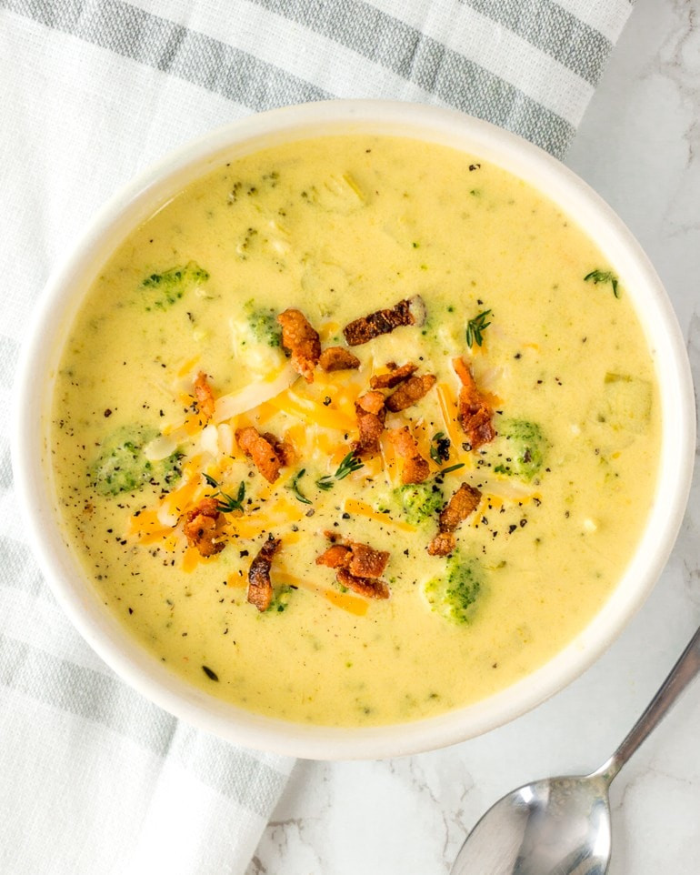 Low Carb Broccoli Cheese Soup
 Low Carb Broccoli Cheese Soup Keto and Gluten Free