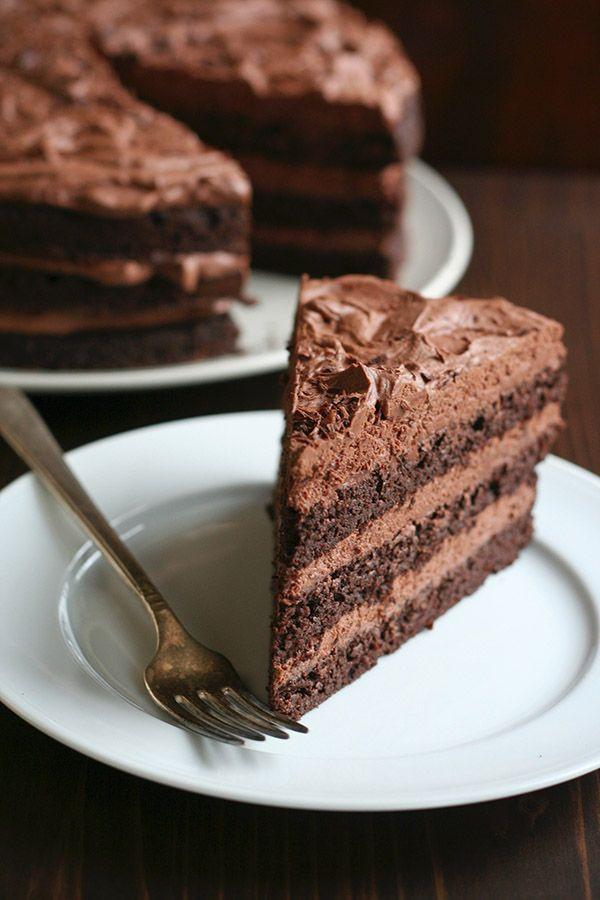 Low Carb Chocolate Cake
 Low Carb Chocolate Layer Cake with Whipped Ganache