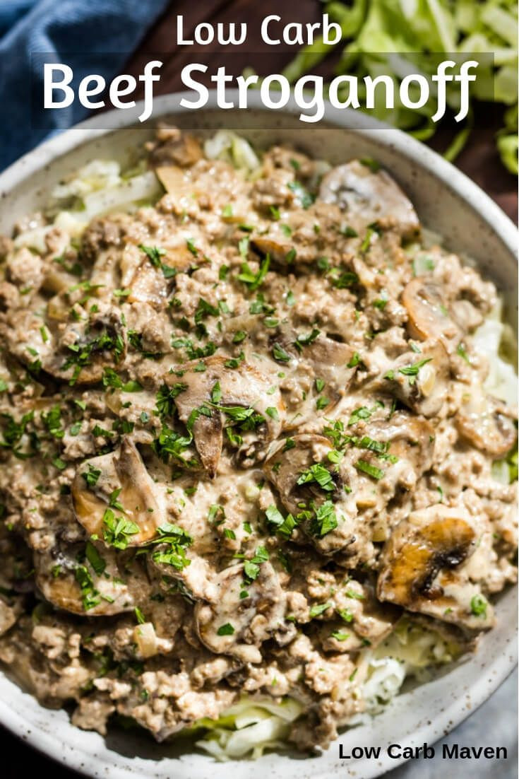 Low Carb Ground Beef Recipes Cream Cheese
 Try this easy low carb ground beef stroganoff with cream
