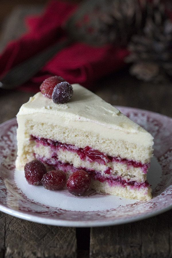 Low Carb Holiday Desserts
 Low Carb Cranberry White Chocolate Cake Recipe