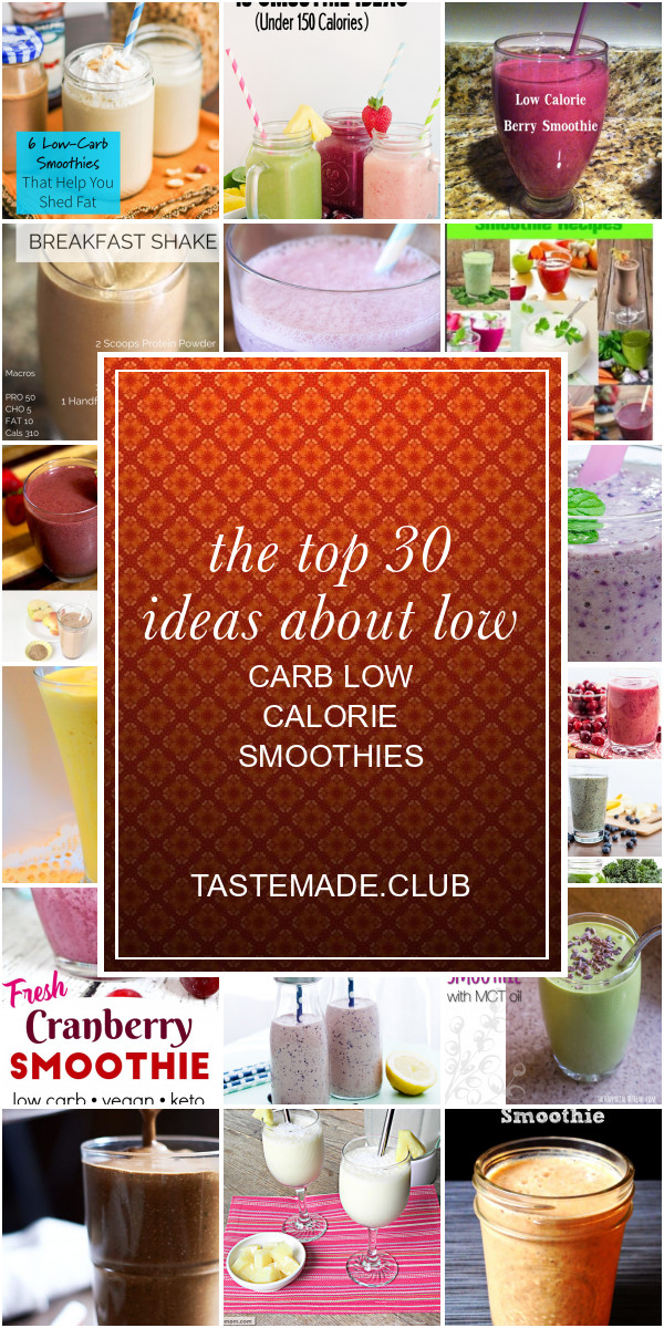 Low Carb Low Calorie Smoothies
 Low Calorie Recipes Archives Best Round Up Recipe